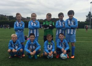 Warrenpoint Town Under 10's 2016 before kick off against Windmill
